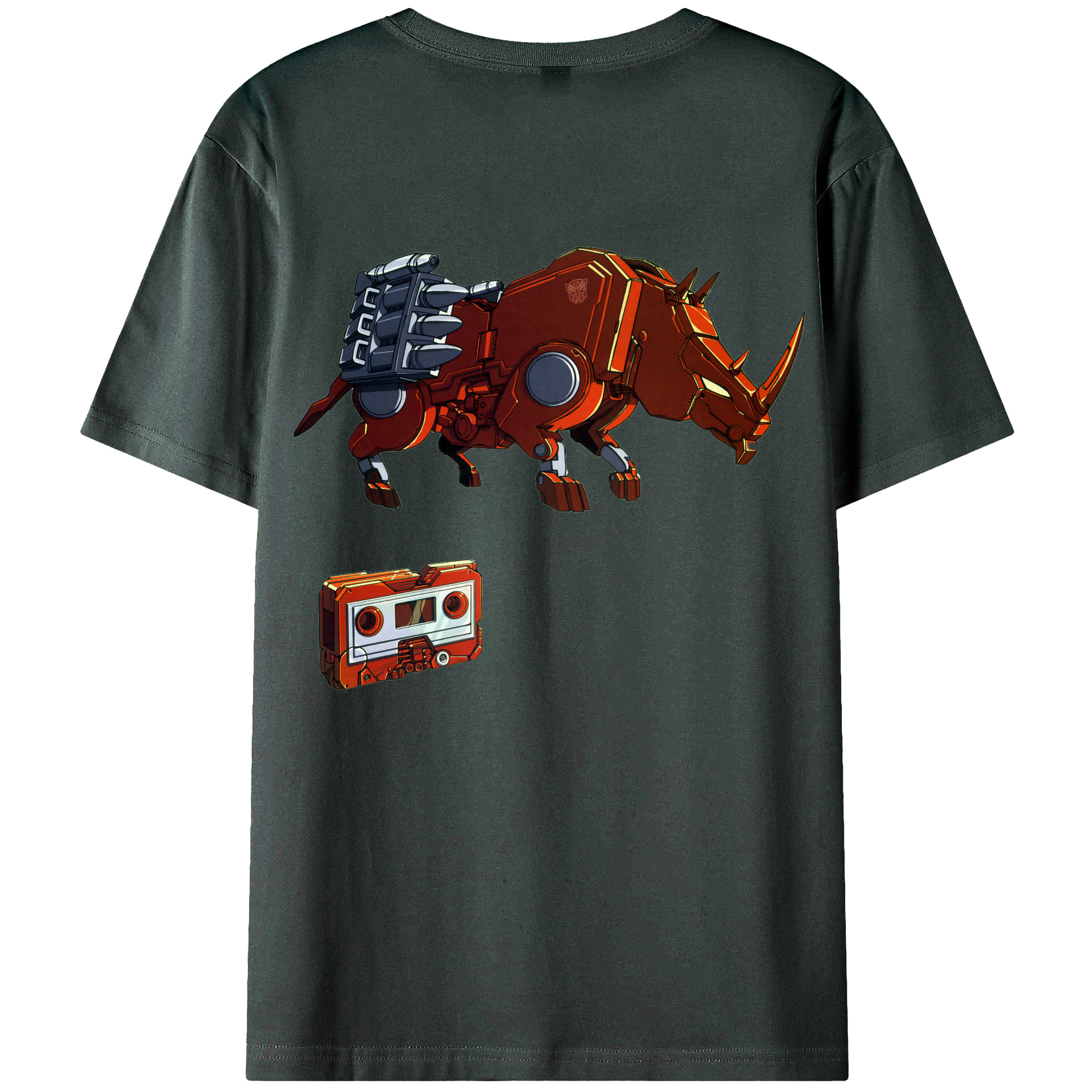 （画像用）  綿100％ メンズ半袖Tシャツ（バックプリント） 通気性